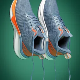 Action Men Mesh Memory Foam Lightweight Running Shoes-25
