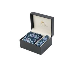 Alvaro Castagnino Men Blue & Purple Printed Microfiber Accessory Gift Set-image-29