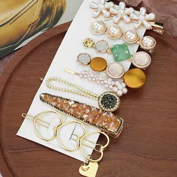 Pinapes Set of 8 Embellished Hair Accessory-20