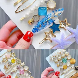 Pinapes Set Of 24 Embellished Hair Accessory-6