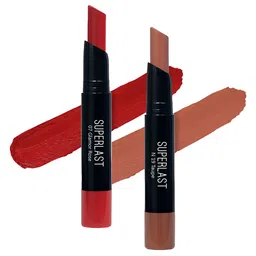 ME-ON Set of 2 Superlast Matte Lipstick - Shade 7 & 19-37