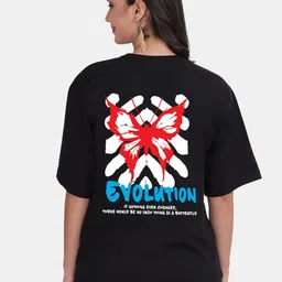Mad Over Print Graphic Printed Drop-Shoulder Sleeves Oversized T-shirt-image-53
