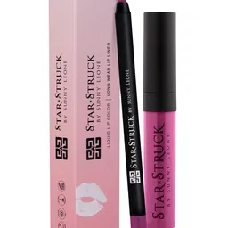 STARSTRUCK BY SUNNY LEONE Women Purple Taffy 2Pc LipKit Lip Gloss  Lip Liner-image-22