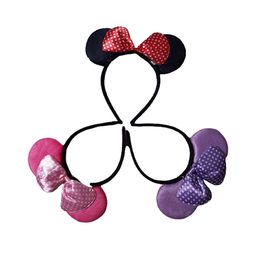 LYTIX Girls Set of 3 Minnie Mouse Hairband-image-79