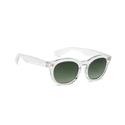 Hooper Unisex Kids Green Lens & White Oval Sunglasses with UV Protected Lens-5