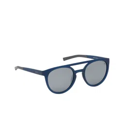 Timberland Unisex Grey Lens & Blue Cateye Sunglasses with UV Protected Lens TB9163 53 91D-12