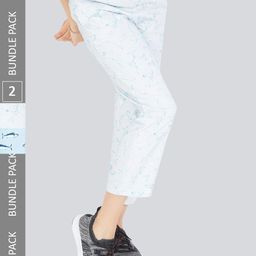 Olele Girls Pack Of 2 Printed Track Pants-image-11