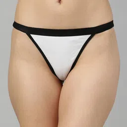 Berrys Intimatess Women White Solid Thongs Briefs BI-NMB-3030PS-image-81
