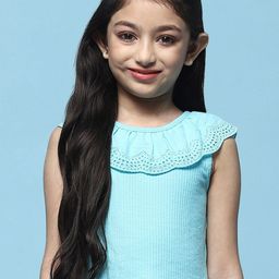 Biba Girls Round Neck Sleeveless Cotton Top-picture-51