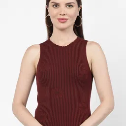 Kalt Round Neck Cotton Top-image-55