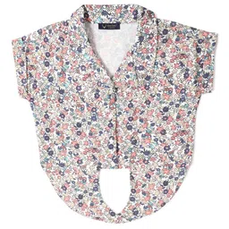 Allen Solly Junior Floral Print Cotton Top-image-19