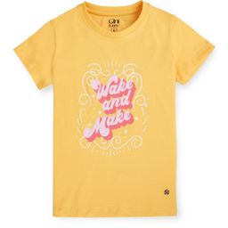 Gini and Jony Girls Typography Printed Cotton T-shirt-image-78