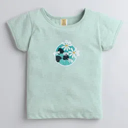 AWW HUNNIE Girls Graphic Printed Cotton T-shirt-image-24
