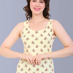 Fasha Conversational Printed Cotton Tank Top-image-86