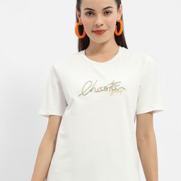 Madame Typography Printed Short Sleeves T-shirt-image-45