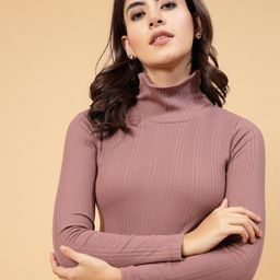 Rigo High Neck Long Sleeves Cotton Top-image-20