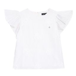 Allen Solly Junior Floral Flutter Sleeve Cotton Top-1