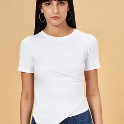 SF JEANS by Pantaloons Round Neck Short Sleeves Top-picture-13