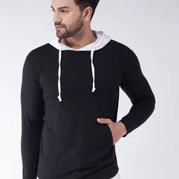 GRITSTONES Men Black Pockets Cotton T-shirt-picture-22