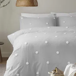 THE WHITE MOSS Desert Rose Silver-Toned Microfiber AC Room 150 GSM Double Bed Comforter-3