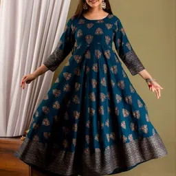 Glorious Ethnic Motifs Printed Anarkali Kurta-picture-19