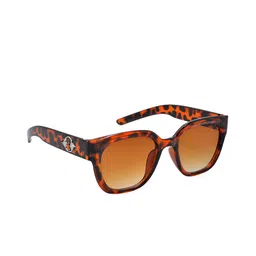 HRINKAR Women Abstract Printed Frame Square Sunglasses With UV Protected Lens HRS590-12