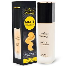 Adbeni Silky Smooth Weightless Matte Effect Oil Free Liquid Foundation 30ml - Shade 02-25