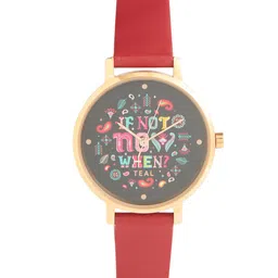 TEAL BY CHUMBAK Women Water Resistance Stainless Steel Analogue Watch 8907605124891-image-34