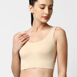 Soie Women Medium Impact Non Padded Non Wired Long Line Sports Bra-56