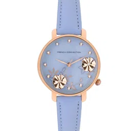 French Connection Women Lavender Leather Straps Analogue Watch FC21L-picture-46