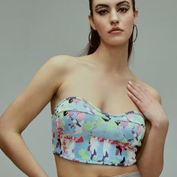 BAESD Floral Print Opaque Tube Crop Top-picture-22