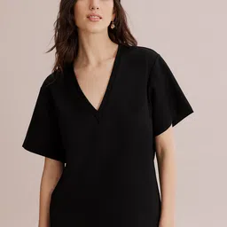 COLOR CAPITAL V-Neck Short Sleeves Relaxed fit Top-picture-23
