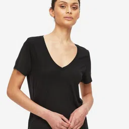 COLOR CAPITAL V Neck Relaxed Fit Top-picture-24