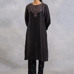 W The Folksong Collection- Bandhani Printed Kurta-image-2