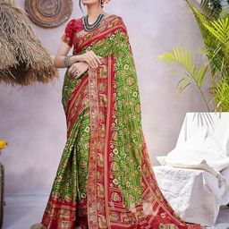 KALINI Ethnic Motifs Patola Saree-picture-31