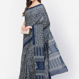 Kishori Sarees Floral Pure Cotton Saree-image-39