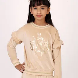 One Friday Girls Embellished Blouson Top-image-99
