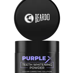 BEARDO Purple X Teeth Whitening Powder for Stain & Yellow Teeth - 50g-51