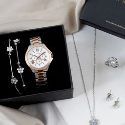 JOKER & WITCH Women Stainless Steel Watch & Jewellery Gift Set-picture-47