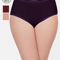 Wacoal Women Pack Of 3 Solid Midi Briefs-image-125