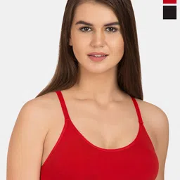 Tweens Pack Of 2 Non Padded Cotton Beginners Sports Bra With All Day Comfort-picture-17