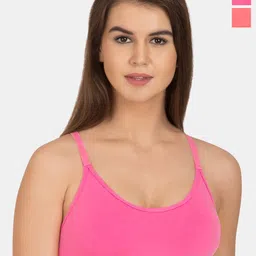 Tweens Pack Of 2 Non Padded Cotton Beginners Sports Bra With All Day Comfort-picture-22