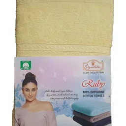 Signature Yellow 2 Pieces Pure Cotton Hand Towels-21