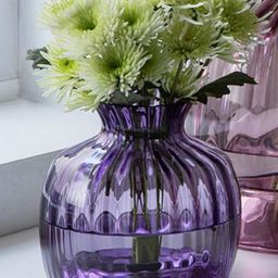 DARTINGTON Purple Solid Glass Flower Vase-image-84