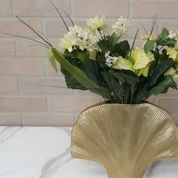 Maison Modern Gold toned Aluminum Flower Vase-image-36