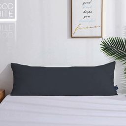THE WOOD WHITE Grey Rectangle Sleeping Pillow-1