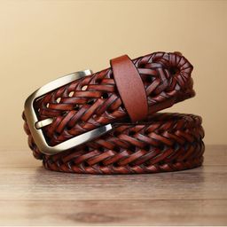 Kastner Men Brown Braided Belt-image-21