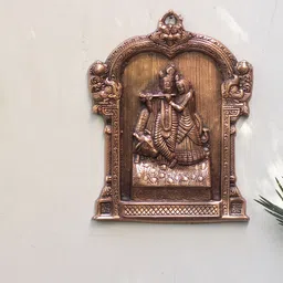 Fashion Bizz Radha Krishna Darbar Decorative Wall Hanging-image-31