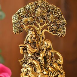 Fashion Bizz Gold-Colored Krishna Idol Showpieces-image-63