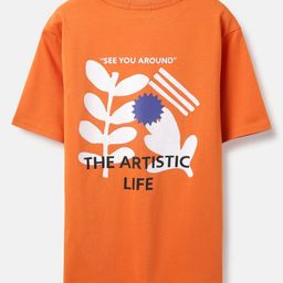 United Colors of Benetton Boys Printed Pure Cotton Applique Boxy T-shirt-image-102